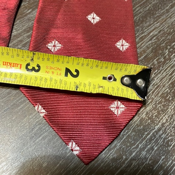 Botany 100% Acetate tie, necktie, burnt orange, 53” x 3 1/4” - Picture 3 of 6